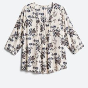 FUN2FUN Maley Pleated Detail Top